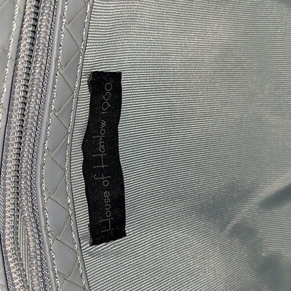 House of Harlow 1960 Blue Vegan Zip Cosmetic Case Bag - Picture 7 of 8